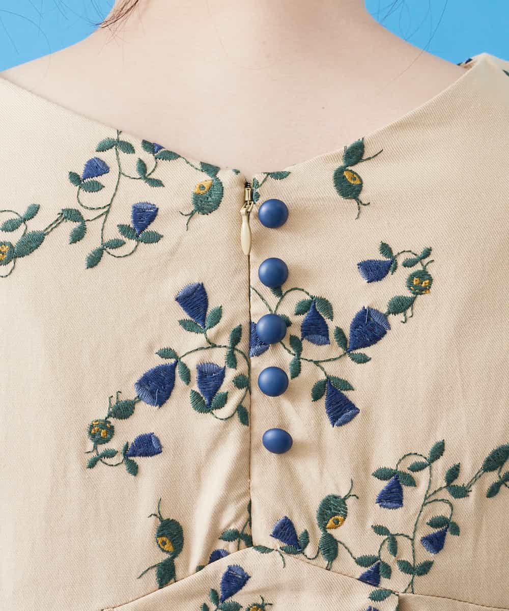 Jocomomola ホコモモラ Flor Marciana 刺繍ワンピース イトキンオンラインストア