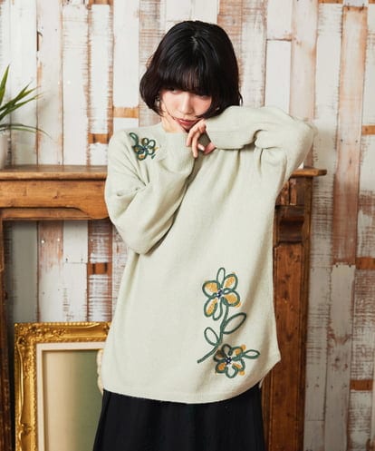 GJFAE35200  Peludo ハイネックニットプルオーバー