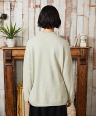 GJFAE35200 Jocomomola(ホコモモラ) Peludo ハイネックニットプルオーバー グリーン