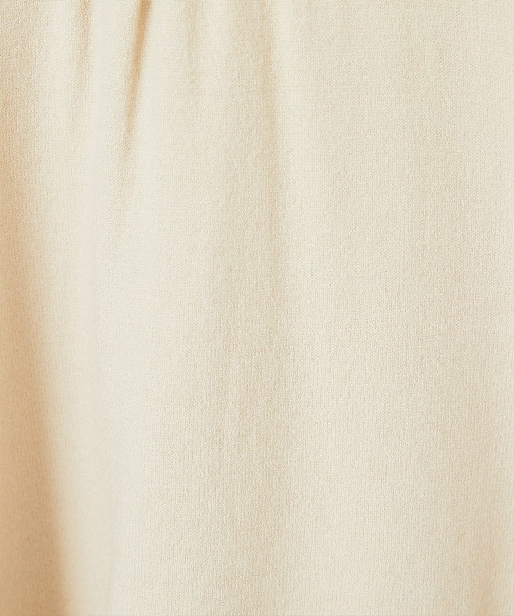 GJFAE36200 Jocomomola(ホコモモラ) Tesoro フラワー刺繍ニットプルオーバー アイボリー