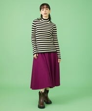 GJFAV32140 Jocomomola(ホコモモラ) Lana blend ハイネックリブニット グリーン