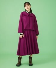GJFAV32140 Jocomomola(ホコモモラ) Lana blend ハイネックリブニット グリーン