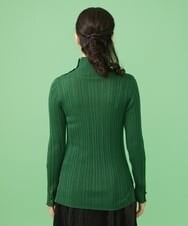 GJFAV32140 Jocomomola(ホコモモラ) Lana blend ハイネックリブニット グリーン