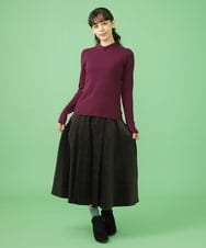 GJFAV35130 Jocomomola(ホコモモラ) Jugar ニットプルオーバー ベージュ