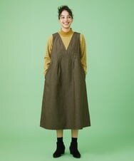GJFAW37150 Jocomomola(ホコモモラ) Charlar ハイネックニットプルオーバー ブルー