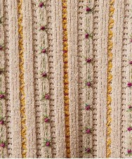 GJFCD30180 Jocomomola(ホコモモラ) Escalera 刺繍ニットベスト ベージュ
