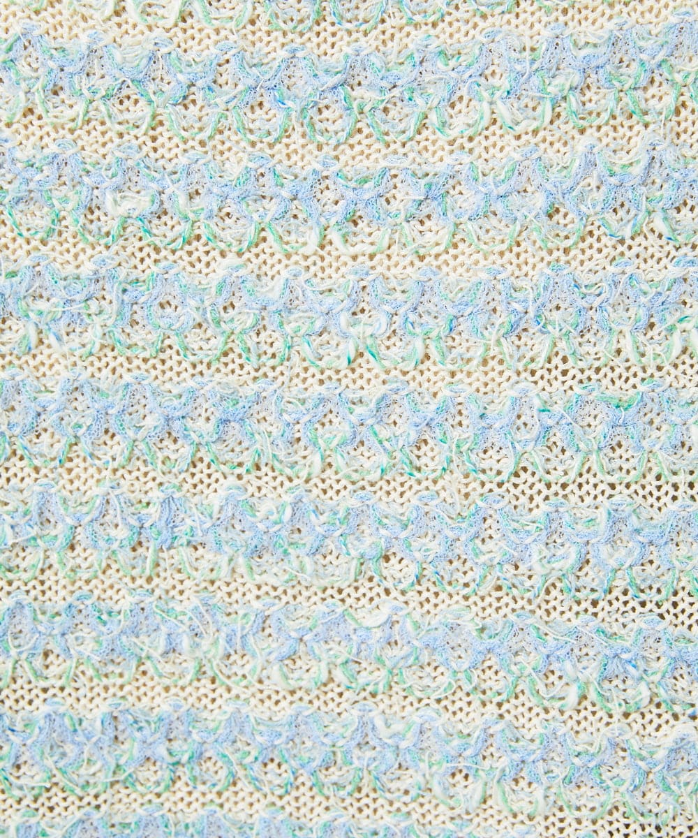 GJFDD01200 Jocomomola(ホコモモラ) Nide de pajaro ファンシーヤーンニットベスト アイボリー