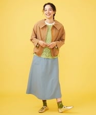 GJFFV32190 Jocomomola(ホコモモラ) WASHI ニットベスト ピンク