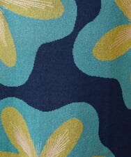 GJFHD01200 Jocomomola(ホコモモラ) Flores de verano フラワージャカードニットプルオーバー ネイビー