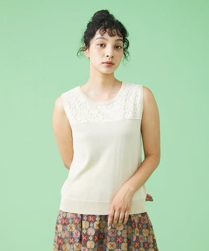 GJFHP50160 Jocomomola Suave ニットベスト