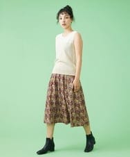 GJFHP50160 Jocomomola(ホコモモラ) Suave ニットベスト ブラック