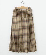 GJHAA35240 Jocomomola(ホコモモラ) Espina チェックプリーツスカート イエロー