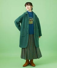GJHAA35240 Jocomomola(ホコモモラ) Espina チェックプリーツスカート イエロー