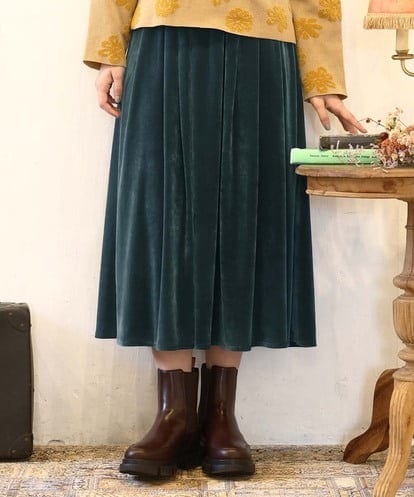 GJHAD31170 Jocomomola ベロアチュール イージースカート