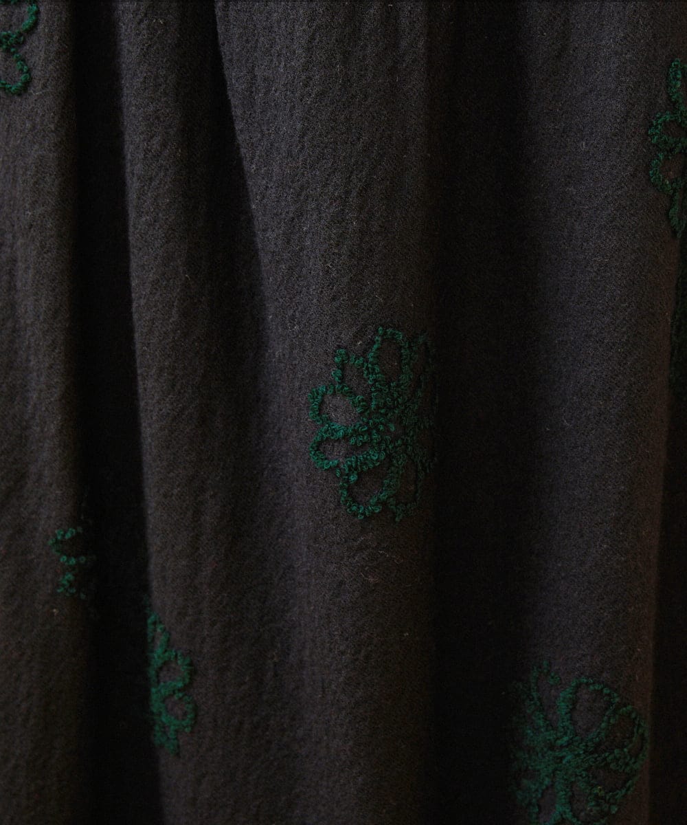 GJHAE40200 Jocomomola(ホコモモラ) Susurrito フラワーモチーフゴムギャザースカート ピンク