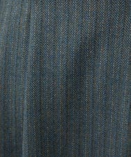 GJHAE42200 Jocomomola(ホコモモラ) 【早割10%OFF】へリンボーンタックフレアスカート ブルーグレー