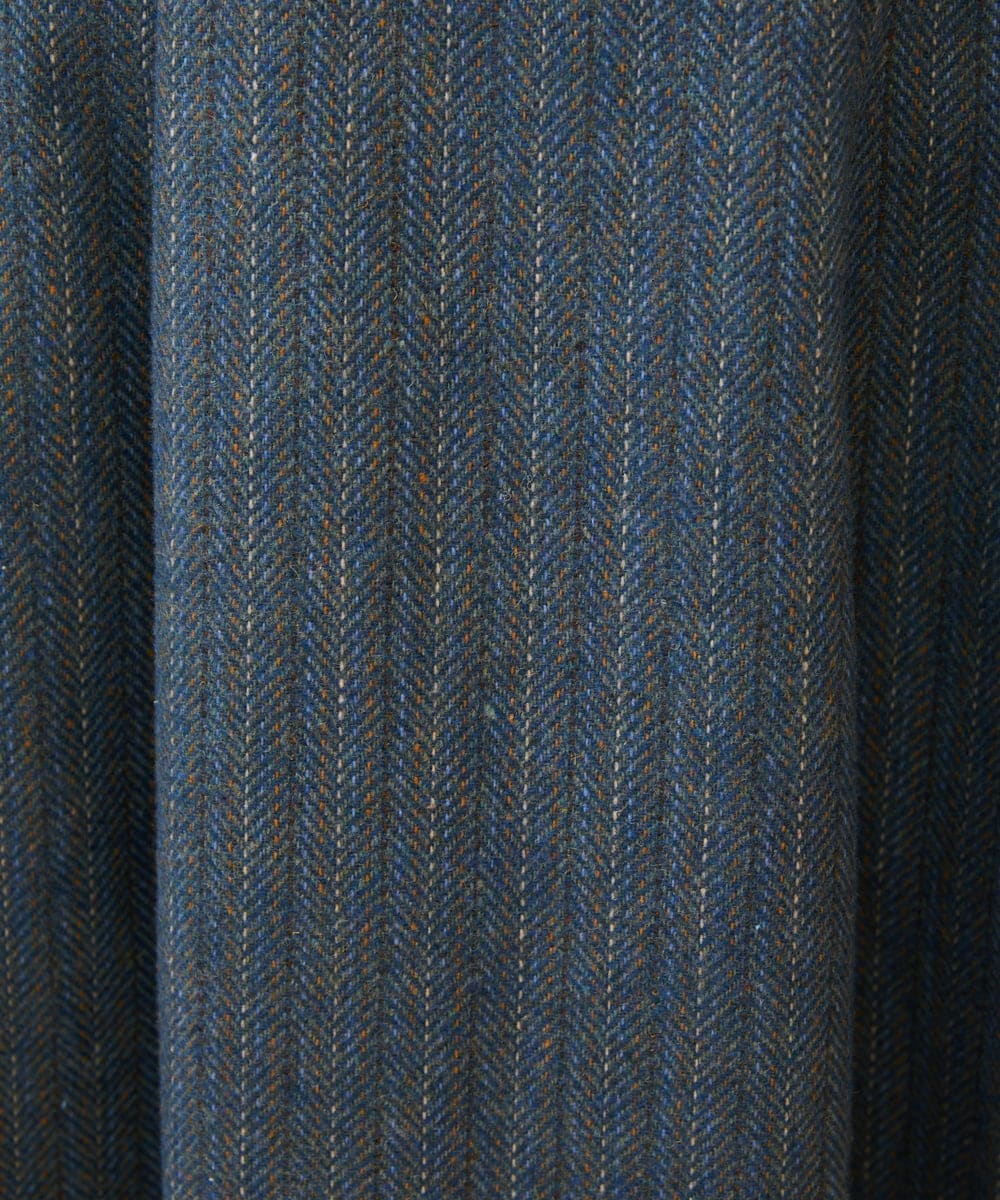 GJHAE42200 Jocomomola(ホコモモラ) Huellas de aves へリンボーンタックフレアスカート ベージュ