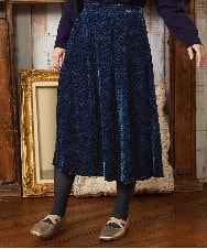 GJHAE51240 Jocomomola(ホコモモラ) Tardin calido オパールフラワーモチーフスカート ピンク