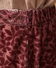 GJHAE51240 Jocomomola(ホコモモラ) Tardin calido オパールフラワーモチーフスカート ピンク