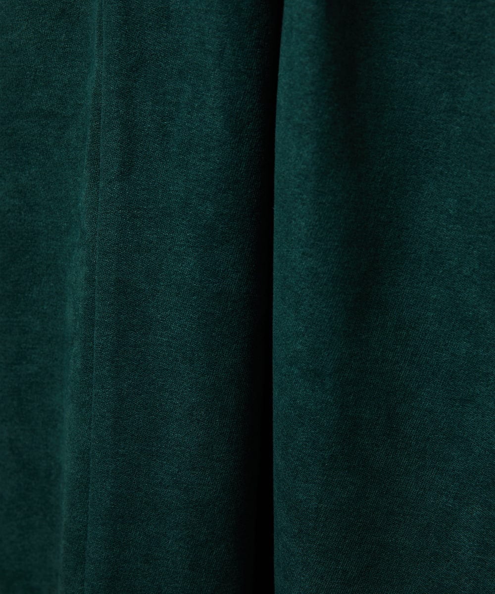 GJHCD32200 Jocomomola(ホコモモラ) Pradera ピーチ起毛タックスカート グリーン