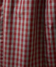 GJHDD33170 Jocomomola(ホコモモラ) 【先行予約】ギンガムチェック ギャザースカート レッド