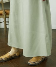 GJHDD36200 Jocomomola(ホコモモラ) Pluma de flecha フレアスカート ライトグリーン