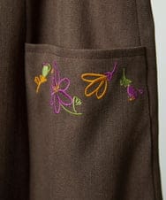 GJHDD36200 Jocomomola(ホコモモラ) Pluma de flecha フレアスカート ブラウン