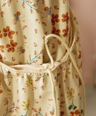 GJHDE38200 Jocomomola(ホコモモラ) Palomas y flores プリントスカート イエロー