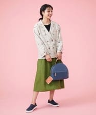 GJHDS30200 Jocomomola(ホコモモラ) Grano ニットスカート グリーン