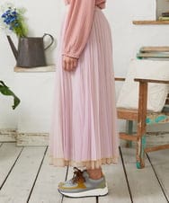 GJHFD37200 Jocomomola(ホコモモラ) 【2WAY】Ambos チュールリバーシブルスカート ベージュ