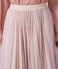 GJHFD37200 Jocomomola(ホコモモラ) 【2WAY】Ambos チュールリバーシブルスカート ベージュ