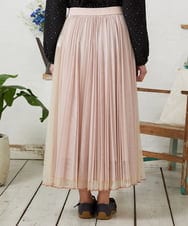 GJHFD37200 Jocomomola(ホコモモラ) 【2WAY】Ambos チュールリバーシブルスカート ベージュ