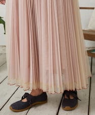 GJHFD37200 Jocomomola(ホコモモラ) 【2WAY】Ambos チュールリバーシブルスカート ベージュ