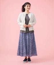 GJHFS02230 Jocomomola(ホコモモラ) Salamanca タックスカート ブルー