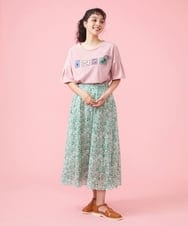 GJHFS02230 Jocomomola(ホコモモラ) Salamanca タックスカート ブルー