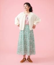 GJHFS02230 Jocomomola(ホコモモラ) Salamanca タックスカート ブルー