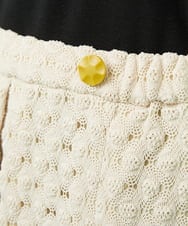 GJHGB52220 Jocomomola(ホコモモラ) Fruta delicada ラッセルレーススカート ベージュ
