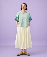 GJHGD70240 Jocomomola(ホコモモラ) Miguelde Cervantes レース付きスカート アイボリー