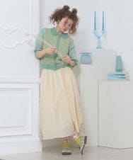 GJHGD70240 Jocomomola(ホコモモラ) Miguelde Cervantes レース付きスカート アイボリー