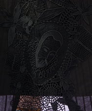 GJHGD70240 Jocomomola(ホコモモラ) Miguelde Cervantes レース付きスカート ブラック