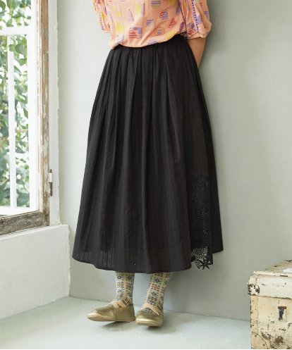 GJHGD70240 Jocomomola Miguelde Cervantes レース付きスカート