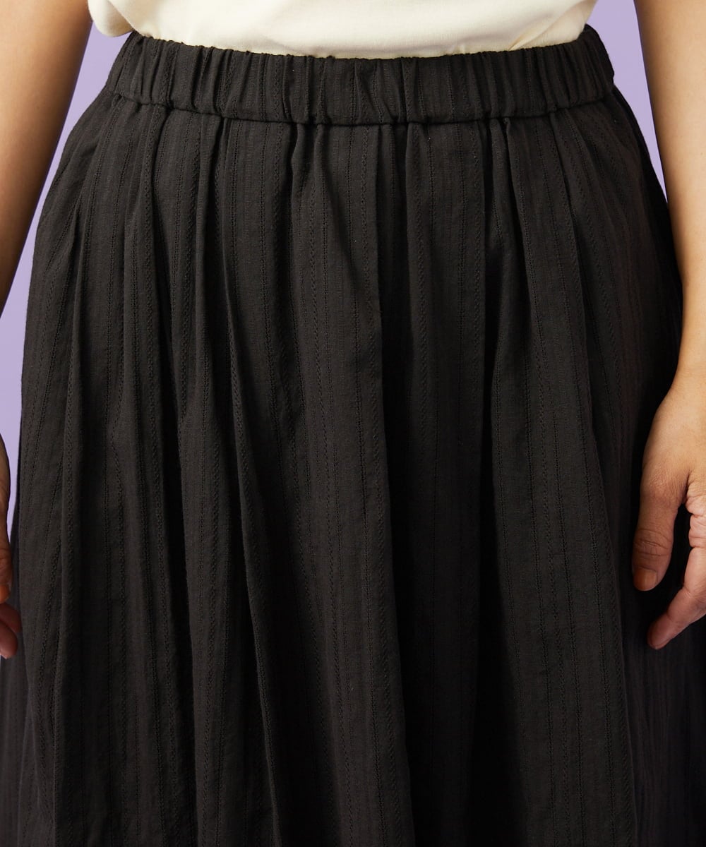 GJHGD70240 Jocomomola(ホコモモラ) Miguelde Cervantes レース付きスカート ブラック