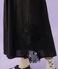 GJHGD70240 Jocomomola(ホコモモラ) Miguelde Cervantes レース付きスカート ブラック