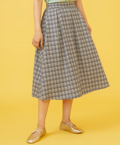 GJHGV50200 Jocomomola チェックジャカードスカート