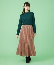 GJHHM32180 Jocomomola(ホコモモラ) misterioso プリントスカート レッド