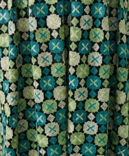GJHHP50200 Jocomomola(ホコモモラ) Trebol 刺繍スカート ライトブルー