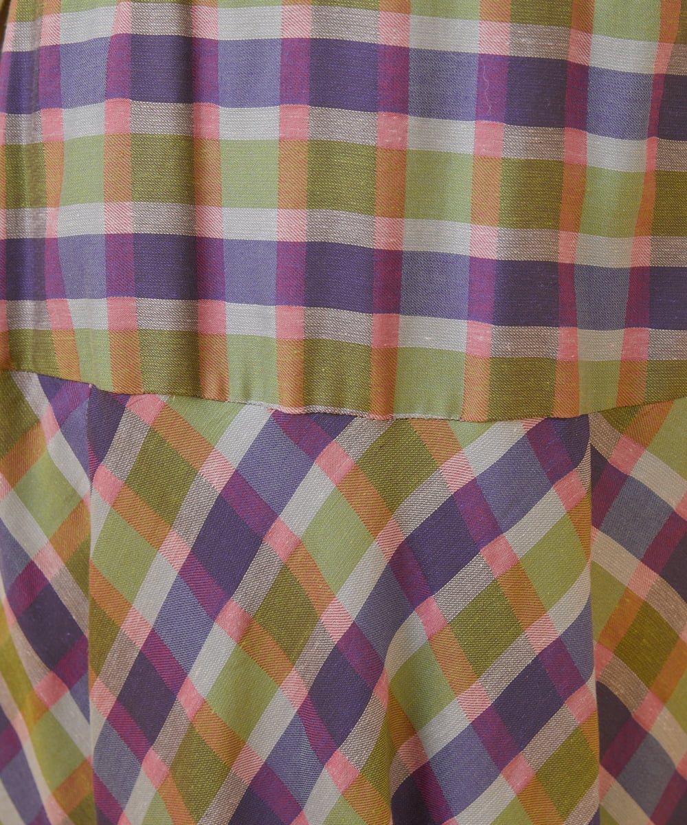 GJHJM36160 Jocomomola(ホコモモラ) Dolce チェックスカート レッド