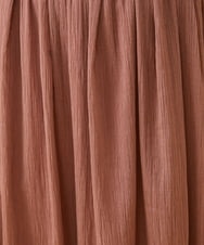 GJHJQ42160 Jocomomola(ホコモモラ) シアークレープ ギャザースカート ピンク