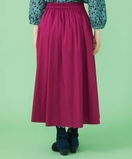 GJHJT37160 Jocomomola(ホコモモラ) タイプライター フレアスカート ピンク