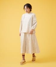 GJHLP70200 Jocomomola(ホコモモラ) Rayasos プリントスカート グレー